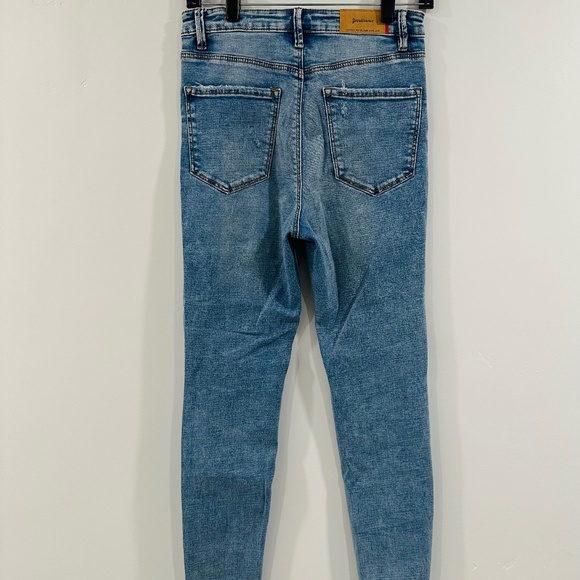 ASOS High waist skinny distressed jeans size US 6 - Picture 2 of 5